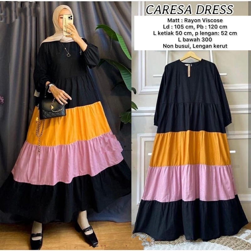 CARESA MIDI DRESS / MIDI DRESS TERBARU