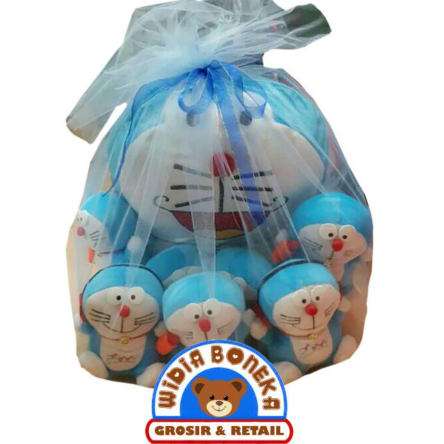 Boneka Beranak Doraemon Jumbo Mini Walkman dan Pensil