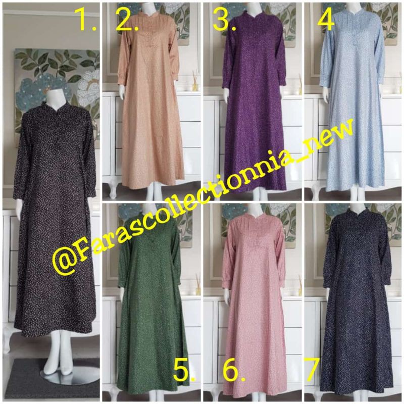 Gamis Katun Jepang busui ori by edness kayla
