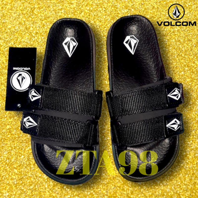 Sandal Volcom Pria Wanita Grade Original Sendal Selop Anak Laki Laki Perempuan Sndal Slop Volcom  Co