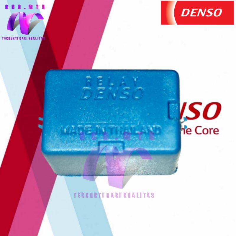 RELAY BIRU/RELAY OMRON/RELAY AC UNIVERSAL 12V 4 KAKI DENSO THAILAND