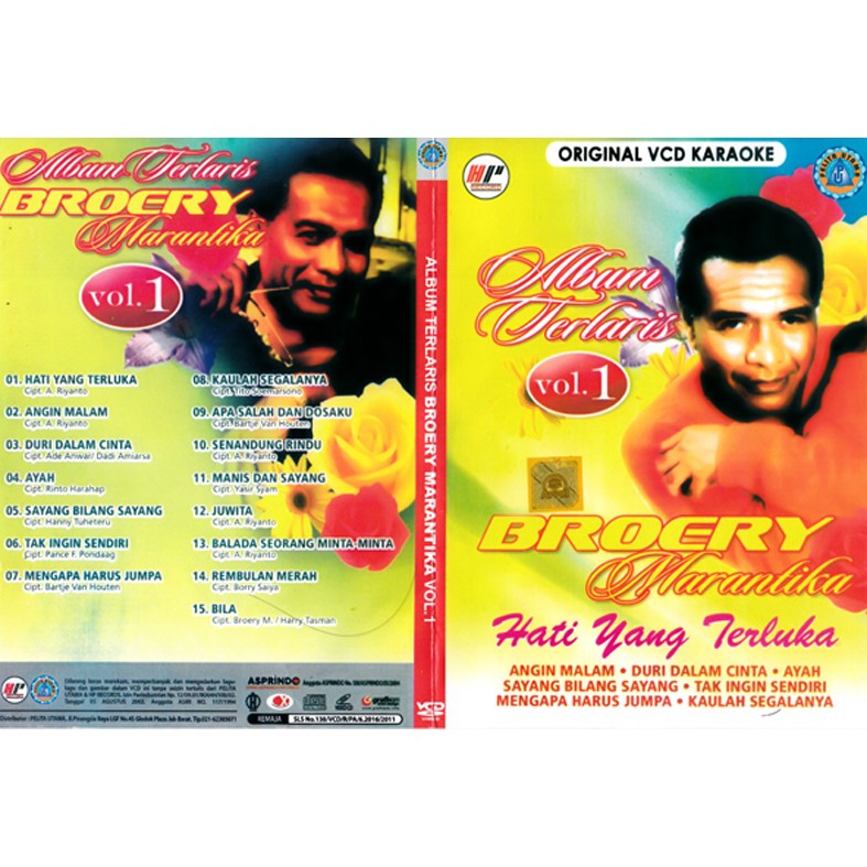 VCD MUSIC BROERY MARANTIKA VOL.2