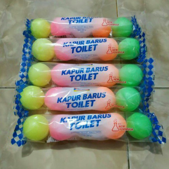 Kamper / Kapur Barus Toilet Para Colour Ball 5's