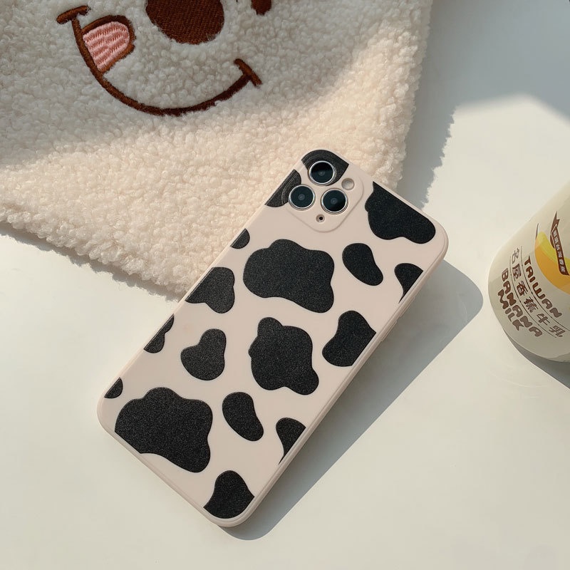 Soft case Motif Sapi / Leopard Untuk iphone 13 12 11 Pro Max XS XR 8plus iphone 12pro12pro Max 7 8 Plus X XS XR XSMAX