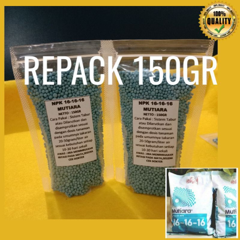 NPK 16 16 16 Mutiara Kemasan Sharing Pack