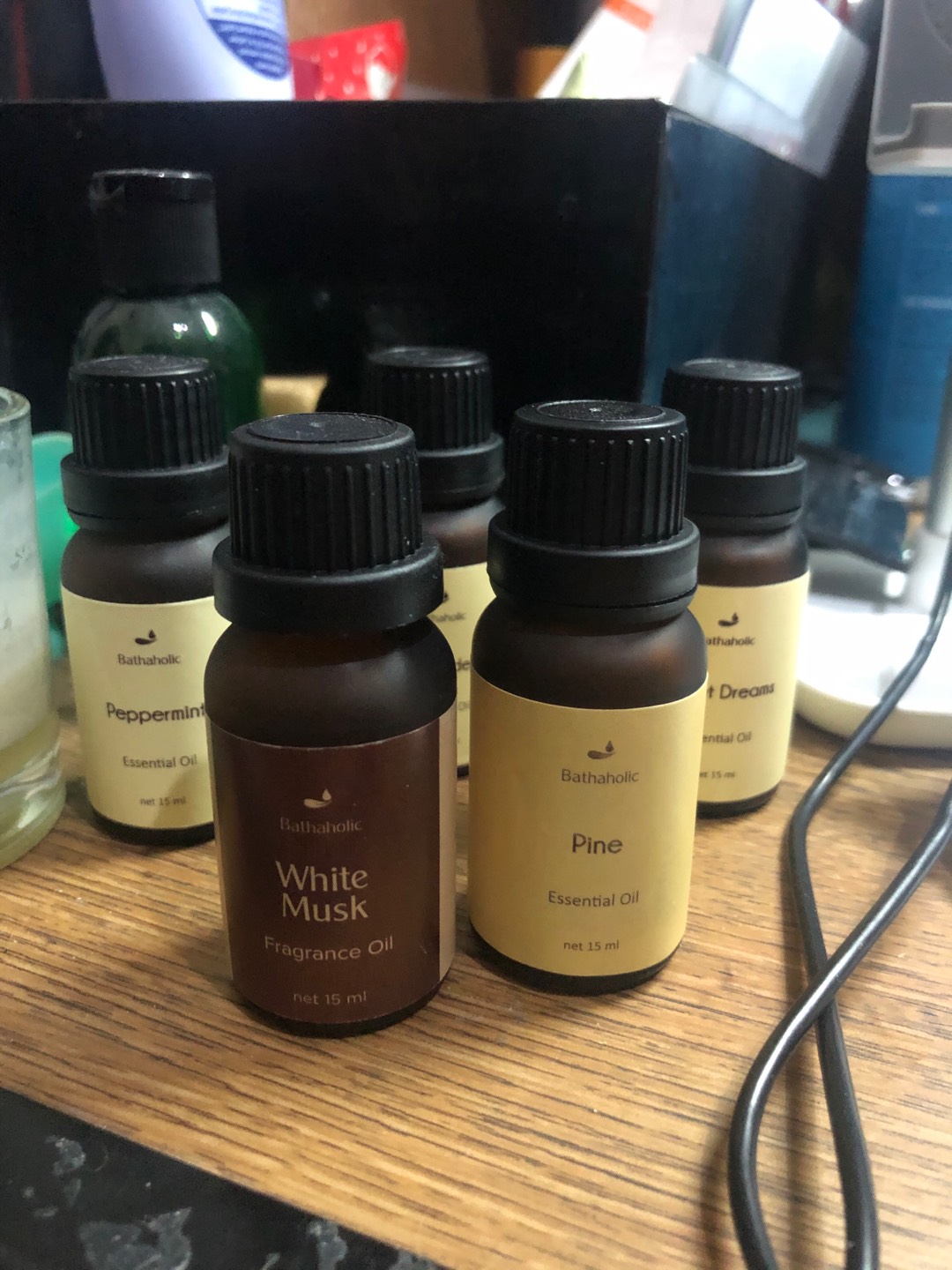 Bathaholic White Musk Aromatherapy Oil 15ml Bathaholic