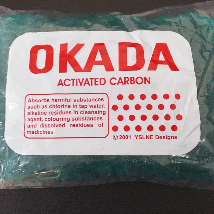 Karbon Aktif OKADA  Activated+Media Filter Air Aquarium isi 800 gram