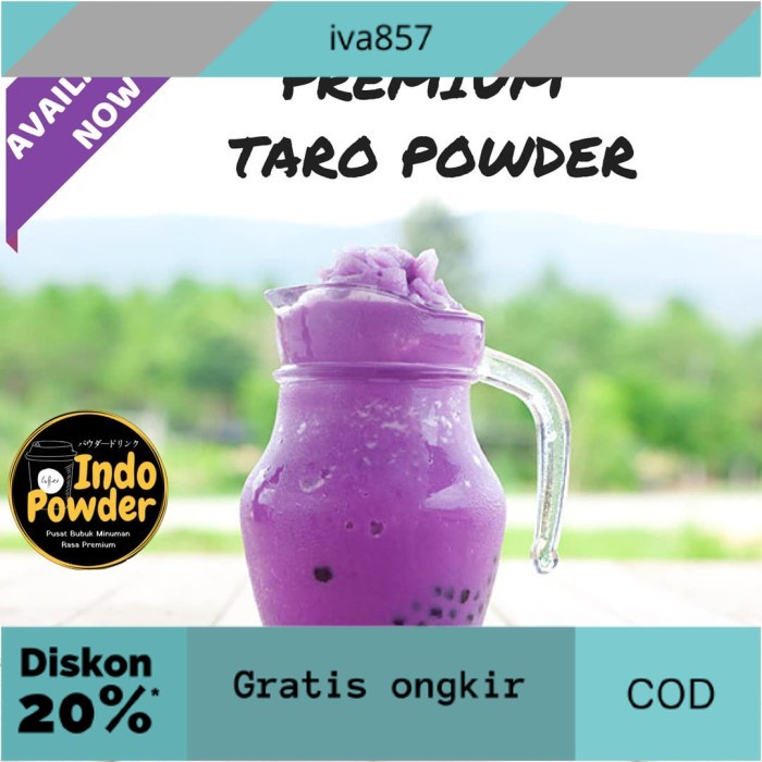 

PROMO Bubuk Minuman Taro PREMIUM GRATIS ONGKIR
