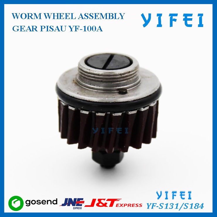 WORM WHEEL ASSEMBLY YIFEI YF-S131/S184/GEAR PISAU YF-100A