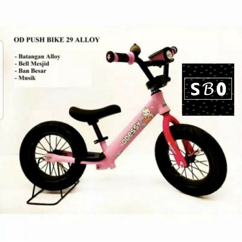 Sepeda Balancebike Pushbike Odessy Alloy