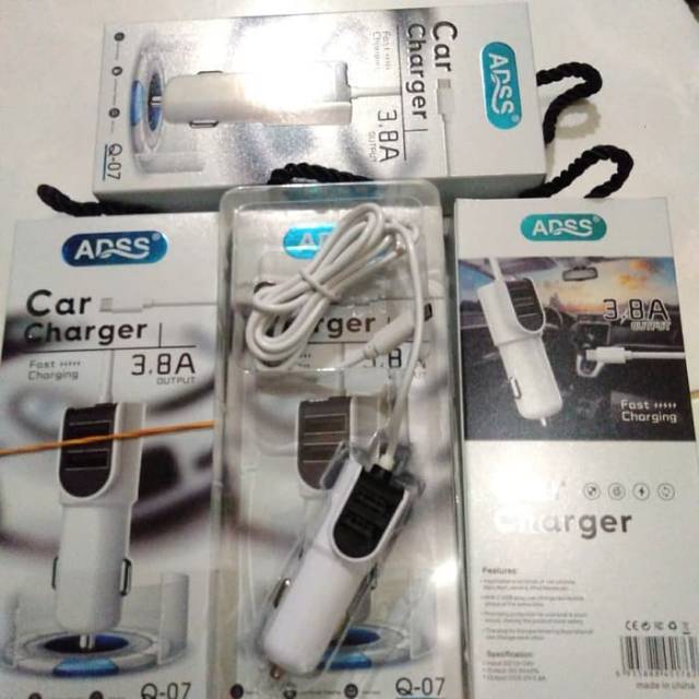 CAR CHARGER ADSS FAST CHARGER CAS MOBIL