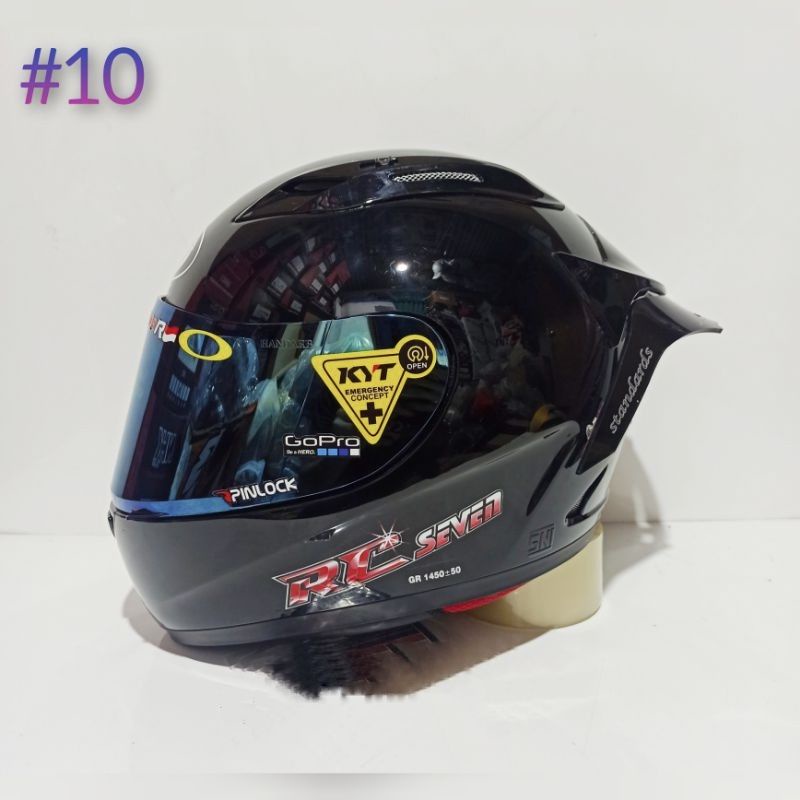 helm full face kyt rc seven paket ganteng kyt rc7 Paket Ganteng-7