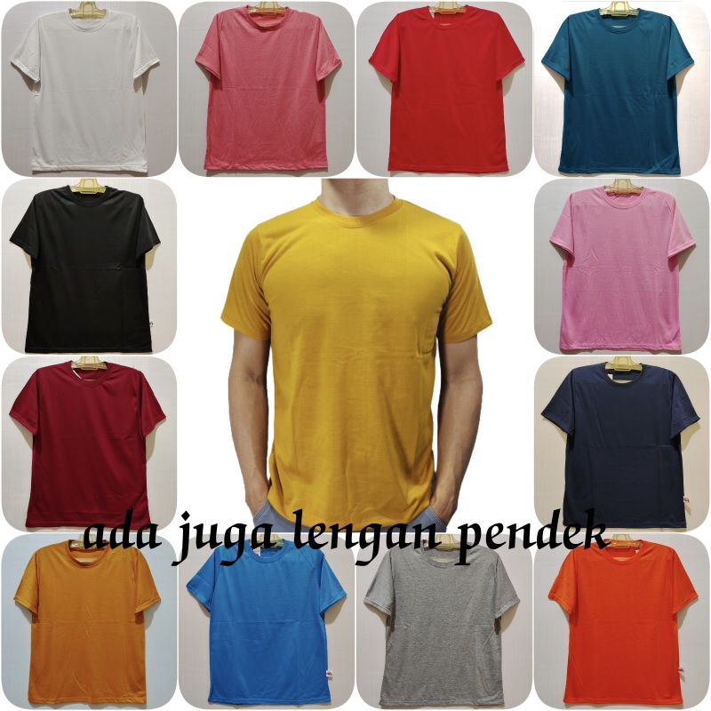 Kaos Polos Murah Lengan Panjang size L XL XXL XXXL