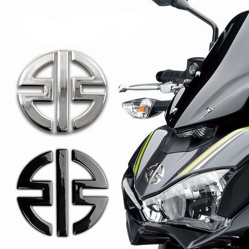 Stiker Emblem Badge Kawasaki Timbul 3D Untuk Dekorasi Tangki Roda Motor Ninja400 650 H2R H2 Z400 900