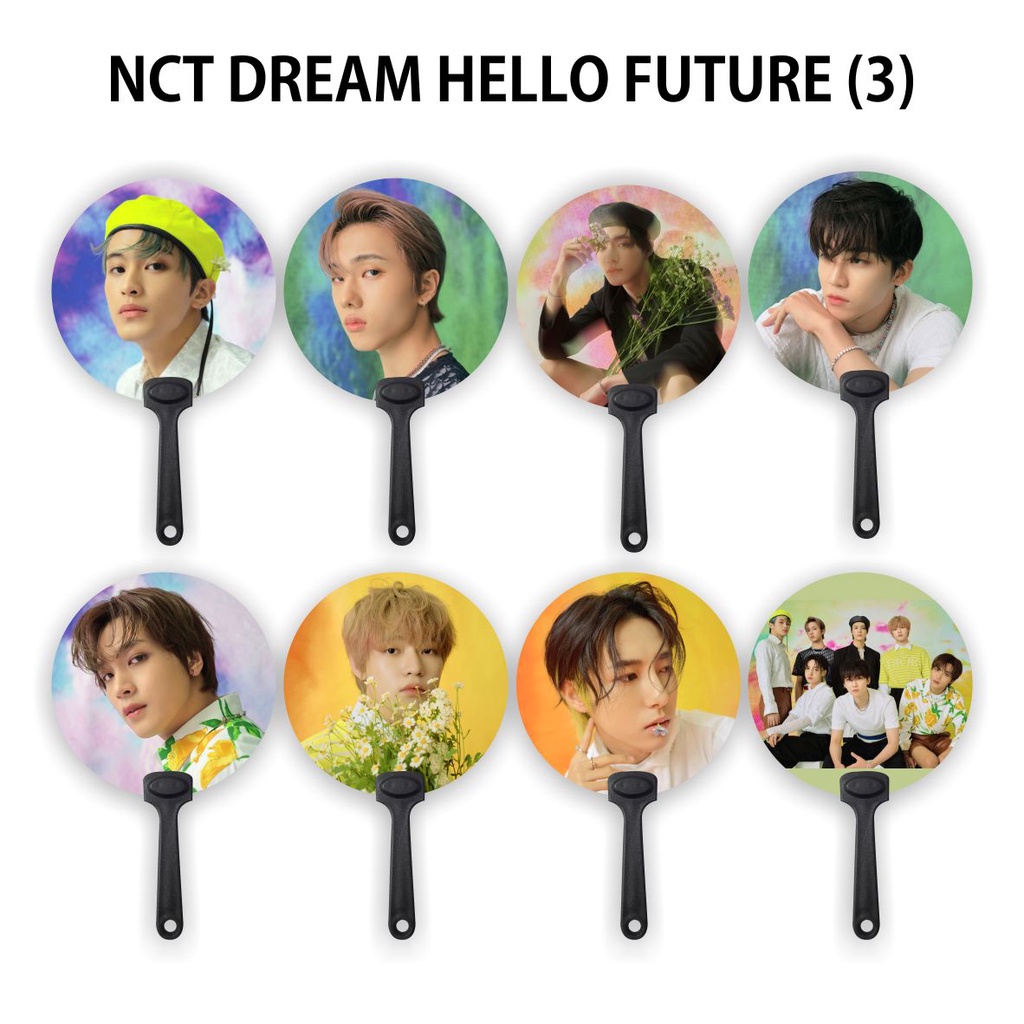 (READY STOCK) KIPAS TANGAN / HANDFAN NCT DREAM HELLO FUTURE 3 -  SOUVENIR KPOP MURAH UNOFFICIAL