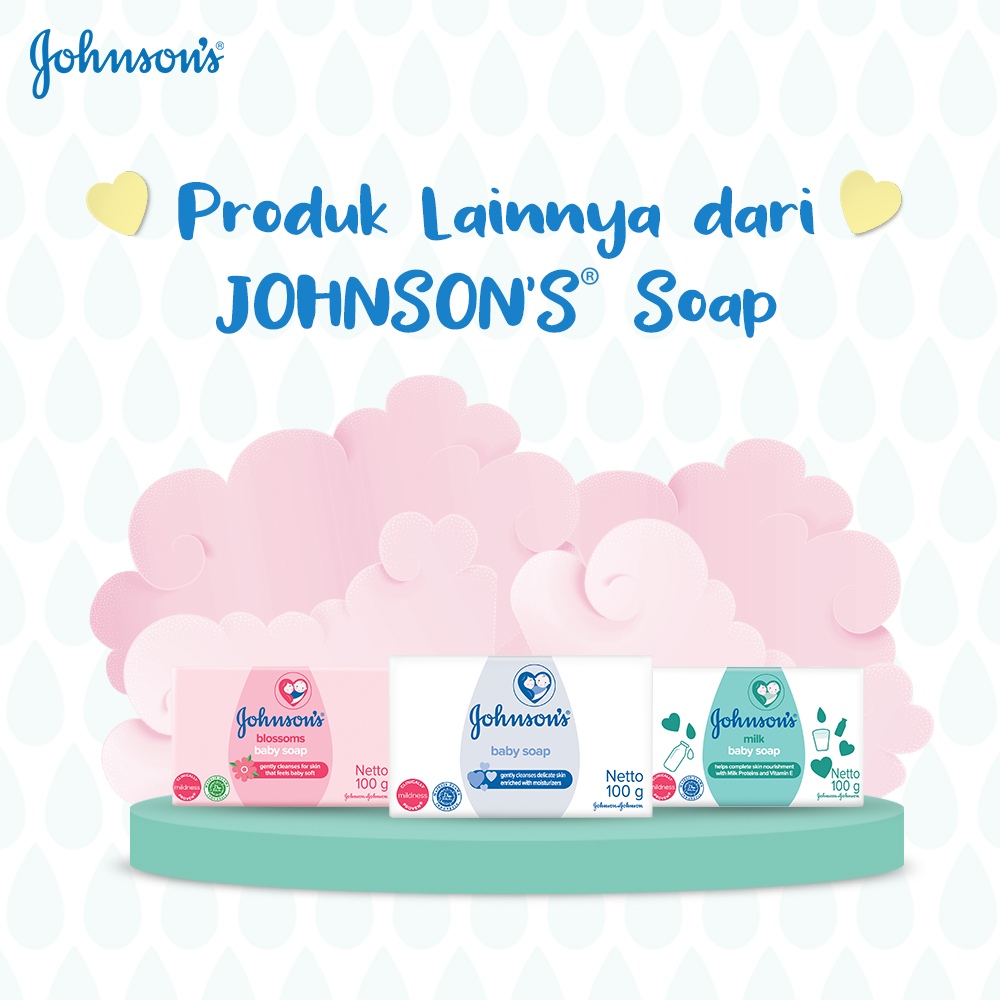 JOHNSON'S Blossoms Baby Bar Soap - Sabun Bayi 75gr