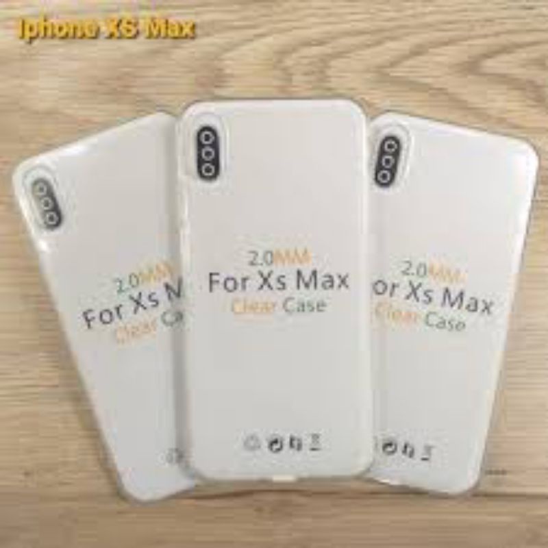Jelly Case Case Bening TPU tebal 2.0MM Clear Case Iphone XS Max