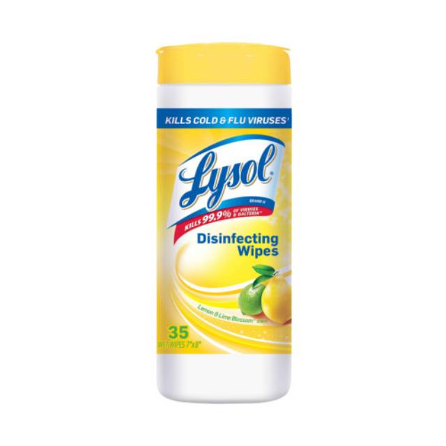 Lysol wipes disinfectant wipes 272gr 35 wet wipes