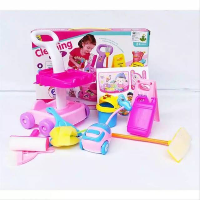 MAINAN CLEANING CAR SET SAPU SAPUAN LITTLE HELPER NO.666-86