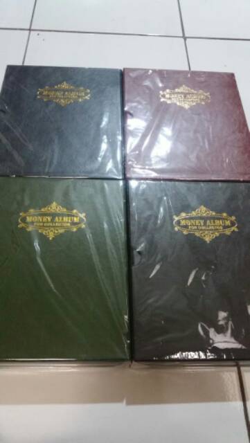 ALBUM UANG KERTAS BESAR TRANSPARAN DAPAT DI REFILL