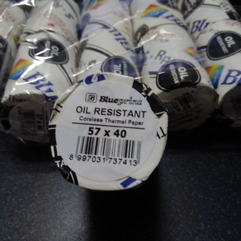 

Kertas Termal Tahan Air Tahan Lakban 57x40 Blueprint Oil Resistant Thermal Paper