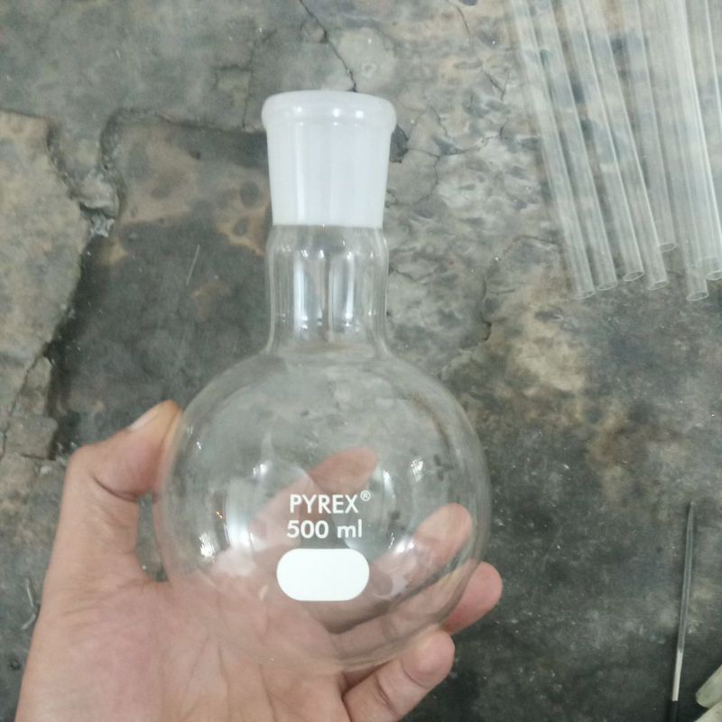 BOILING/ LABU 500ML PYREX NS 29/32