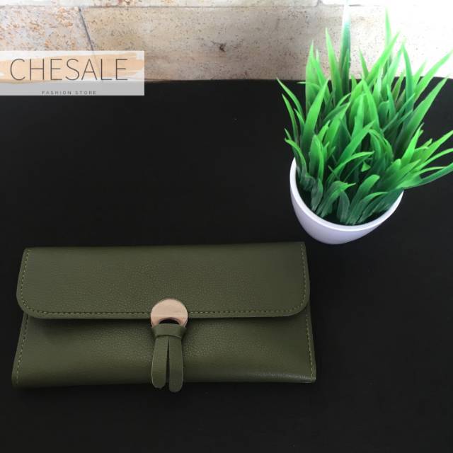 Chesale - Dompet wanita panjang dompet murah import dompet wanita bahan miniso