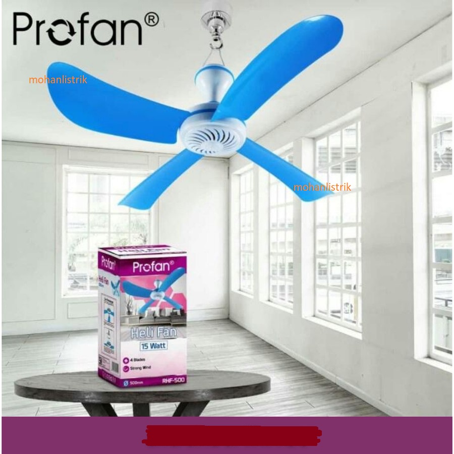 KIPAS ANGIN GANTUNG HELIFAN PROFAN 30WATT 90CM