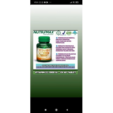 Vitamin D3 1000IU Nutrimax