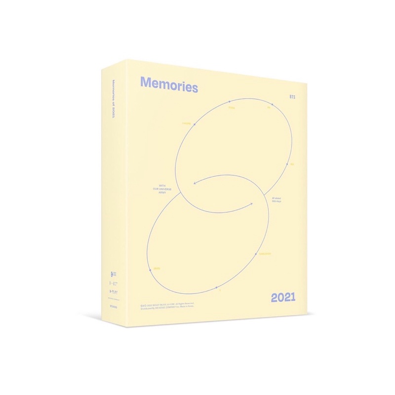 [READY] BTS Memories of 2021 DVD DIGITAL CODE BLURAY