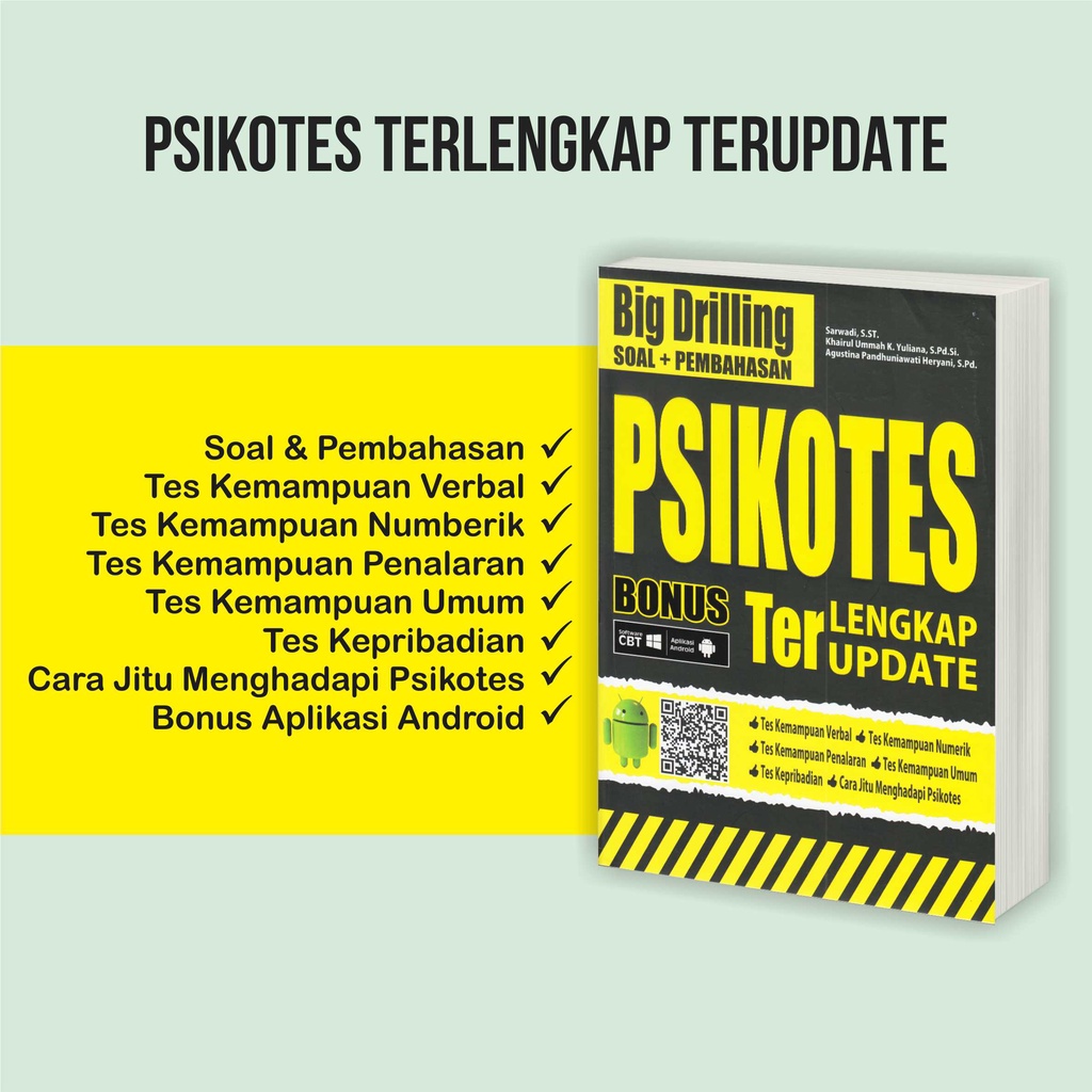 Buku Big Drilling Soal plus Pembahasan Psikotes terlengkap murah