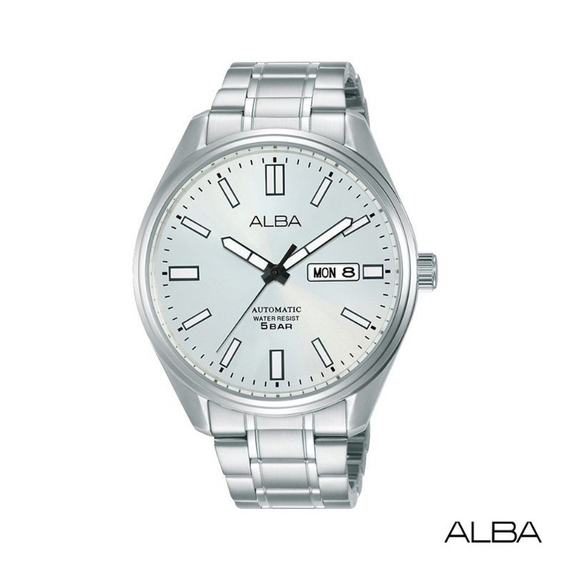 JAM TANGAN PRIA ALBA PRESTIGE AL4153X1 ORIGINAL - SILVER PUTIH