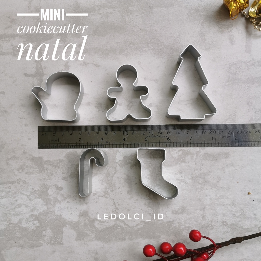 

COOKIE CUTTER PEMOTONG COOKIE CETAKAN NATAL CHRISTMAS TANPA SAMBUNGAN