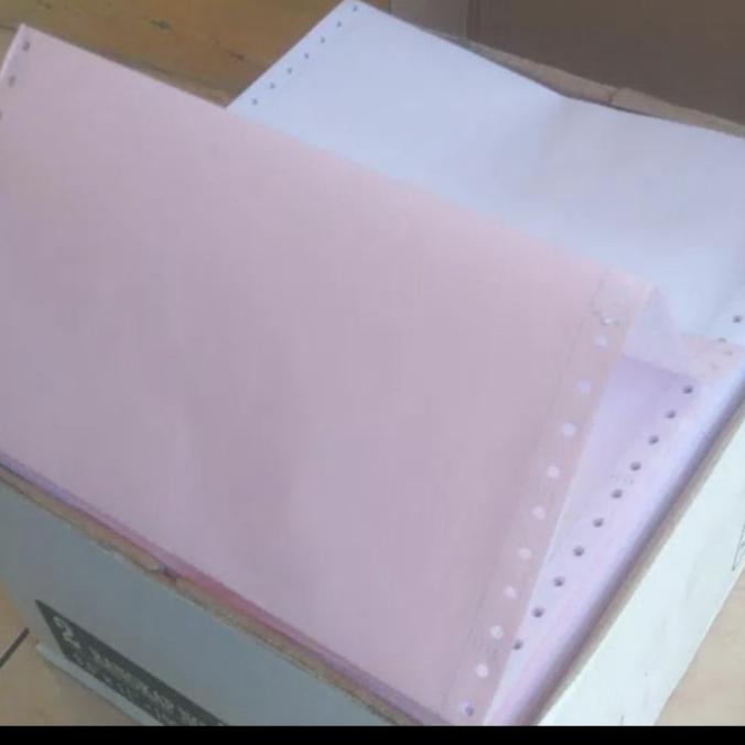 

1BOX KERTAS CONTINUOUS FORM PRINT NCR 2 RANGKAP PLY BAGI 2 SURAT JALAN