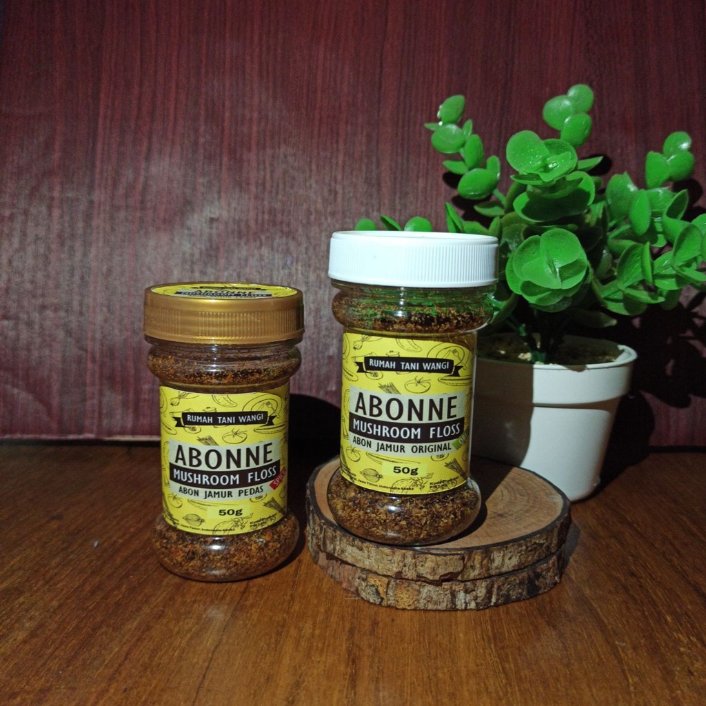 Abonne Abon Nabati Jamur Original Pedas 50gr