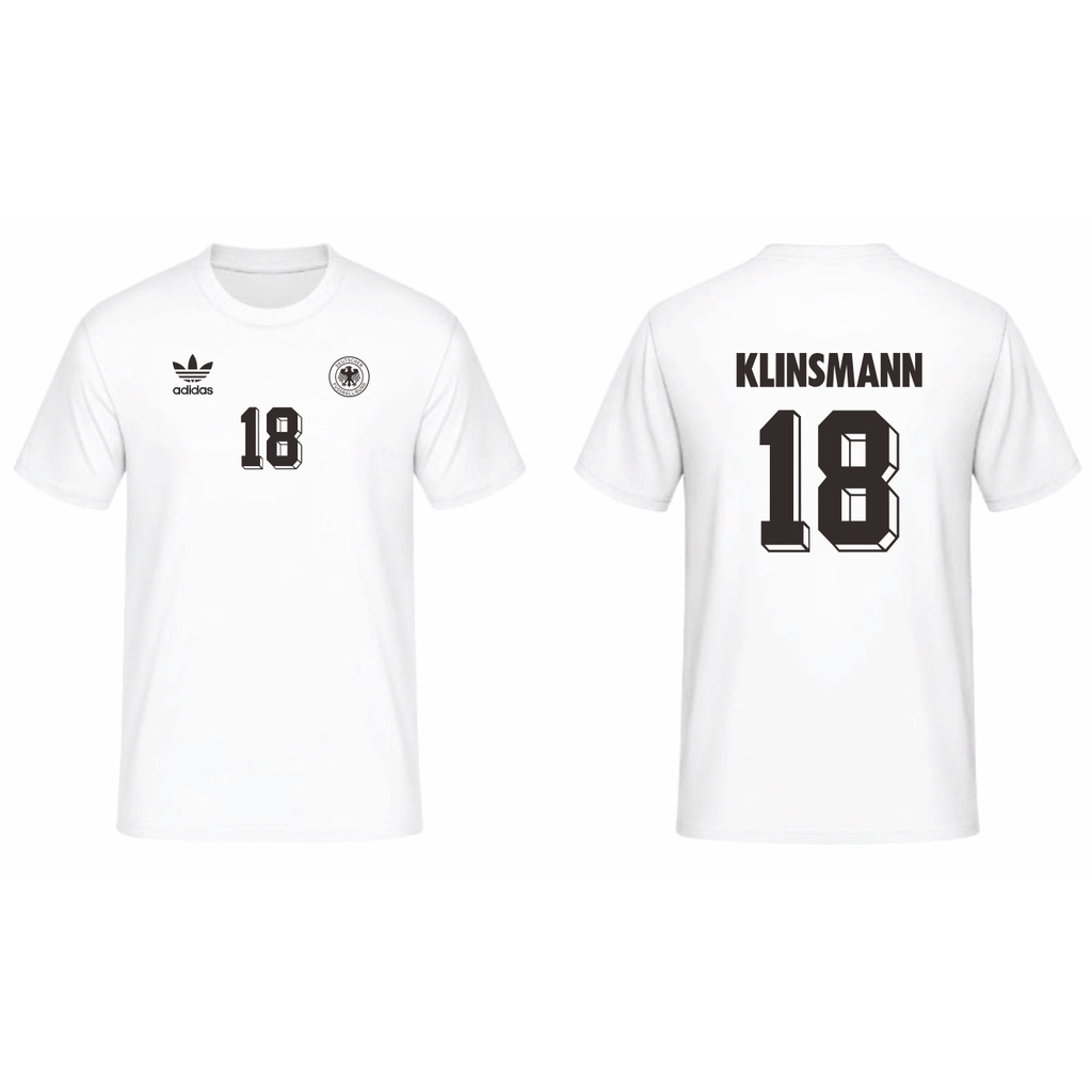 T-SHIRT KAOS JERMAN WORLD CUP 1990 KLINSMANN