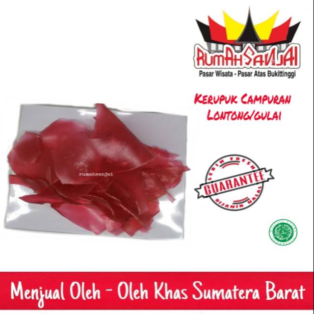 

Kerupuk Merah Campuran Lontong 250 gr