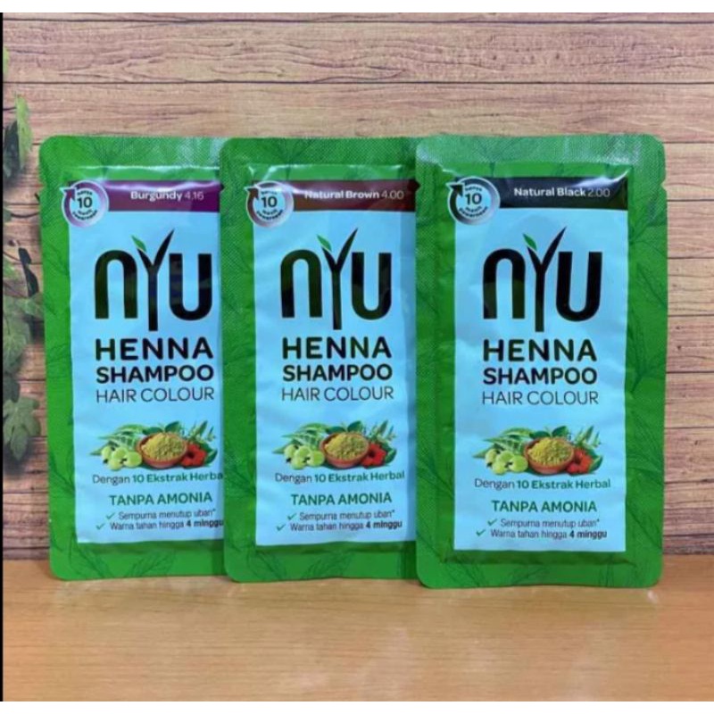 NYU henna shampoo/shampo Nyu