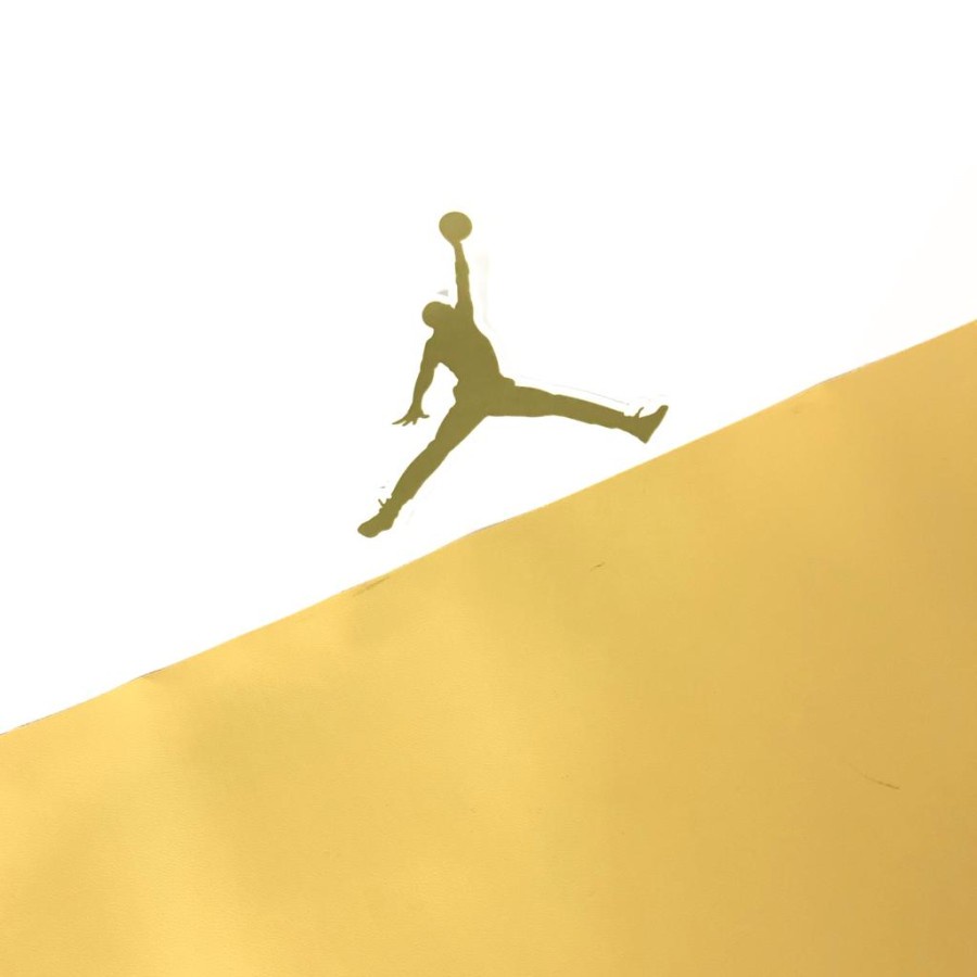 

STICKER AIR JORDAN Gold Jump Man