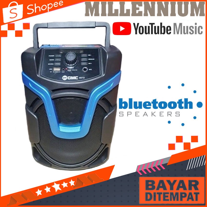 Speaker Bluetooth GMC 897D Speaker Portable Bisa Karaoke