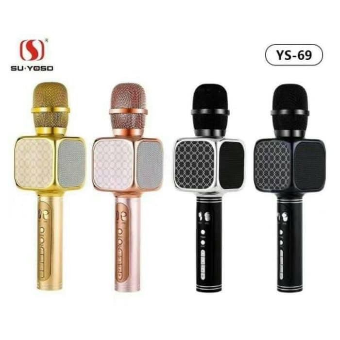 Mic Karaoke Bluetooth YS69 / Microphone Bluetooth Karaoke / Mix YS69