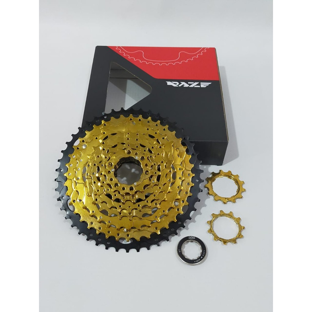 Raze Sprocket cassette 9 speed 11-46T sepeda MTB lipat