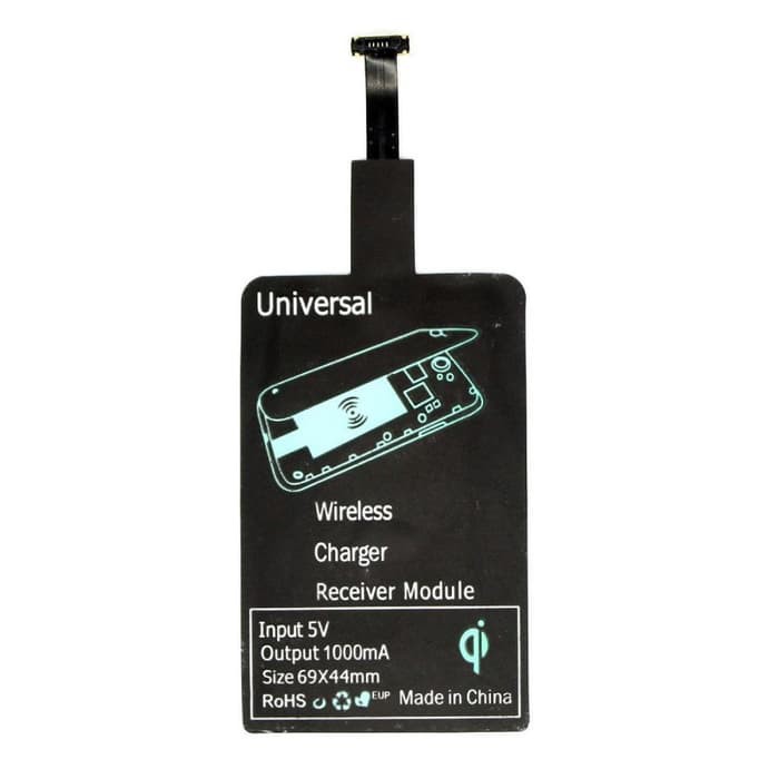 Qi Wireless Charging Receiver Micro USB REVERSE Connector -NS44