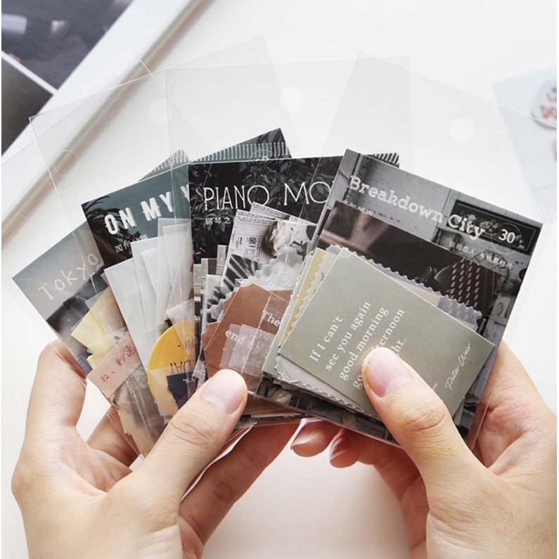 

30Pcs Moment Series No-Sticky DIY Decoration