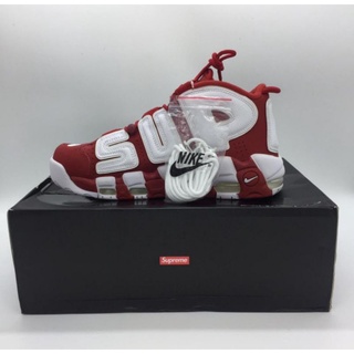 supreme x nike air more uptempo red