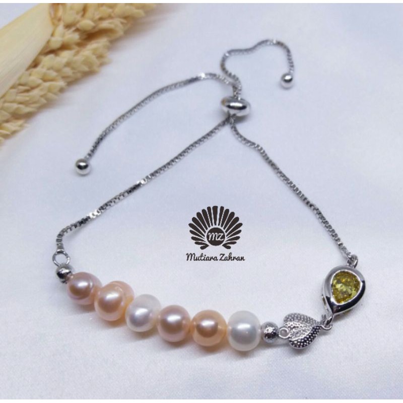 Gelang Serut Mutiara Lombok