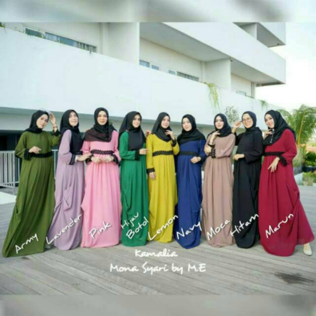 Gamis Kamalia Original  Mona syari By ME