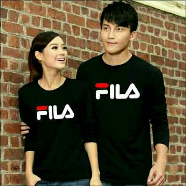  COUPLE  KAOS  FILA  POLOS PANJANG SRM05 Shopee Indonesia