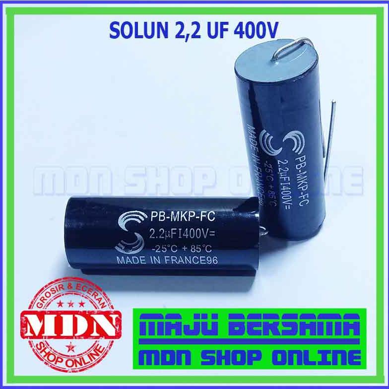 Solun 2.2 Uf - Kapasitor 2.2 Uf 400V - Kapasitor Tweeter