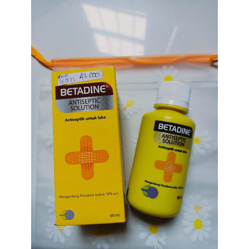 COD - BETADINE SOLUTION CAIR 60 ML